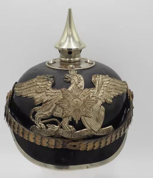 Baden 109th Leib Infantry Enlisted Pickelhaube Visuel 1 principal